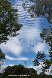 Clouds over Canberra 27 December 2013. (c) Paul Floyd 2013