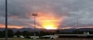 Sunset over the Brindabella's (Australian Capital Territory) 7 January 2014
