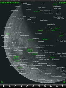 Mercury and Saturn finder chart. Chart prepared for 7.45 pm AEST / 8.45 pm AEDT on Friday 1 December 2017 for the Gold Coast, Queensland, Australia (but will be also useful for elsewhere in Eastern Australia). Chart prepared using the highly recommended Sky Safari Pro tablet app. Used with permission.